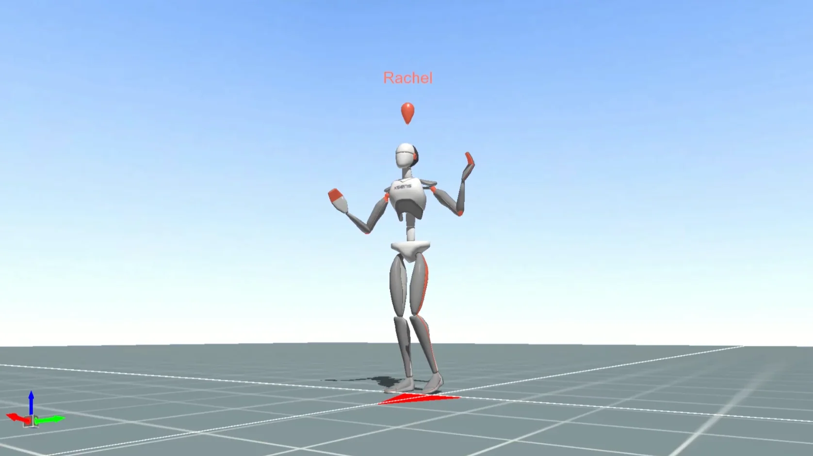 Still of the motion capture video